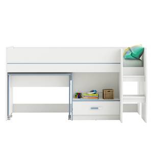 Lit combiné enfant Switch Blanc - Blanc - 90 x 190cm