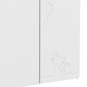 Armoire Mistigri Blanc / Gris