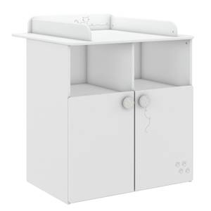 Commode à langer Mistigri Blanc / Gris