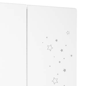 Armoire Poussière d'étoiles Blanc / Gris - Blanc