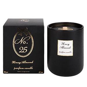 Bougie parfumée Honey Almond 25 Céramique - Noir