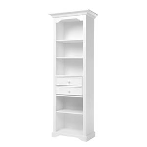 Étagère Cinderella Blanc - En partie en bois massif - 72 x 206 x 42 cm