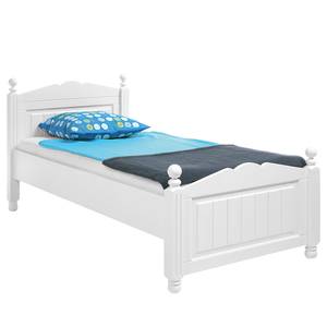 Lit enfant Cinderella II Blanc - En partie en bois massif - 112 x 101 x 215 cm