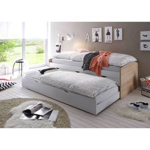 Letto Nessi Bianco - Materiale a base lignea - 96 x 64 x 206 cm