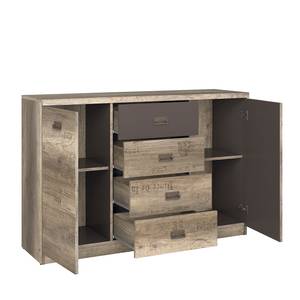 Kommode Malcom I Beige - Braun - Holzwerkstoff - 130 x 88 x 40 cm