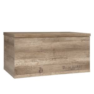 Stauraumbox Malcom Beige - Braun - Holzwerkstoff - 93 x 46 x 49 cm