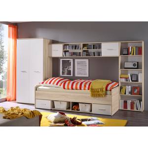 Ensemble chambre enfant Nanu (4 élém.) Beige - Blanc - Bois manufacturé