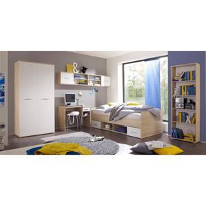 Ensemble chambre enfant Nanu (4 élém.) Beige - Blanc - Bois manufacturé