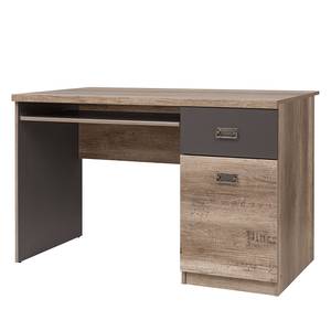 Bureau Malcom Beige - Marron - Bois manufacturé - 120 x 78 x 65 cm