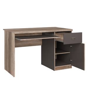 Schreibtisch Malcom Beige - Braun - Holzwerkstoff - 120 x 78 x 65 cm