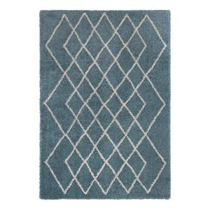 Tapis épais Touch I Tissu - Bleu - 80 x 150 cm