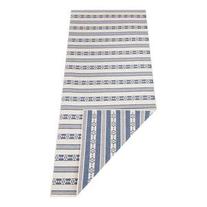 Tapis de couloir int. / ext. Fiji Tissu - Bleu - 80 x 250 cm