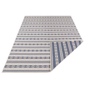 In- & outdoorvloerkleed Fiji Geweven stof - Blauw - 80 x 150 cm