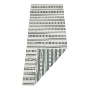 Tapis de couloir int. / ext. Fiji Tissu - Vert - 80 x 250 cm