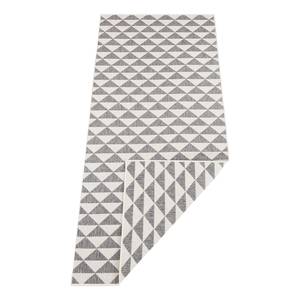 Tapis de couloir int./ext. Tahiti Polypropylène - Gris - 80 x 350 cm