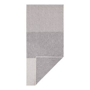 Tapis de couloir int. / ext. Maui Tissu - Gris - 80 x 350 cm