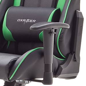 Chaise gamer DX-Racer 8 Imitation cuir - Noir / Vert