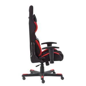 Chaise gamer DX-Racer 1 I Tissu mesh / Imitation cuir - Noir / Rouge