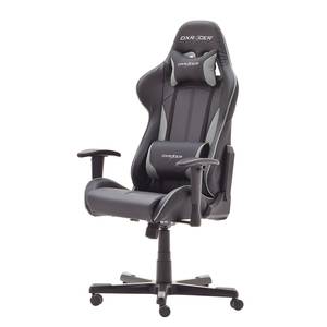 Chaise gamer DX-Racer 8 Imitation cuir - Noir / Gris