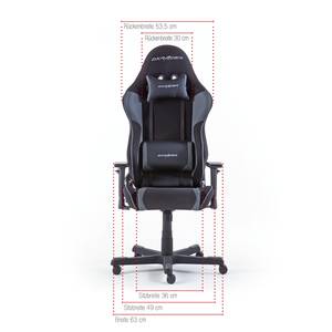 Gamestoel DX-Racer R2 Mesh/kunstleer - zwart/grijs