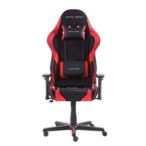 Chaise gamer DX-Racer V1 Tissu mesh / Imitation cuir - Noir / Rouge