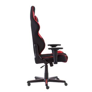 Chaise gamer DX-Racer V1 Tissu mesh / Imitation cuir - Noir / Rouge