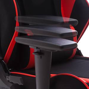 Chaise gamer DX-Racer V1 Tissu mesh / Imitation cuir - Noir / Rouge