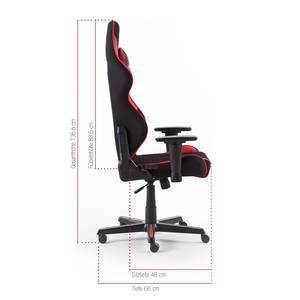 Gaming Chair DX-Racer V1 Mesh / Kunstleder - Schwarz / Rot