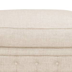 Hocker Bynoe textielmix - beige