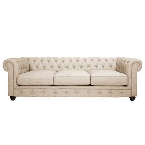 Sofa Bynoe (3-Sitzer) Mischgewebe - Beige