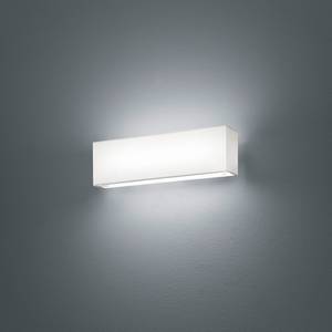 LED-wandlamp Lugano textielmix/nikkel - 1 lichtbron - Wit