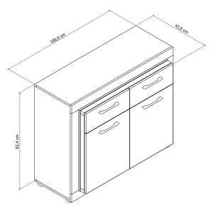 Kommode Stokka Braun