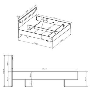 Schlafzimmerset Vinstra (4-teilig) Braun