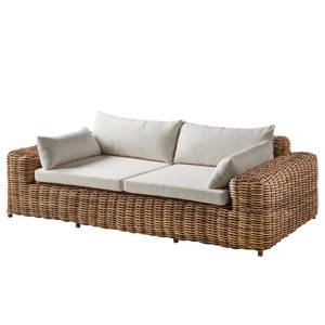 Loungegruppe Calla Millor III (2-teilig) Polyrattan / Webstoff - Beige / Creme