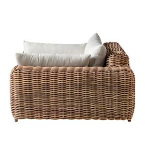 Loungegruppe Calla Millor III (2-teilig) Polyrattan / Webstoff - Beige / Creme