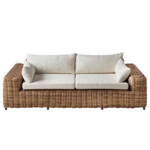 Loungegruppe Calla Millor III (3-teilig) Polyrattan / Webstoff - Beige / Creme