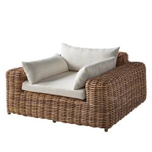 Loungegruppe Calla Millor III (3-teilig) Polyrattan / Webstoff - Beige / Creme