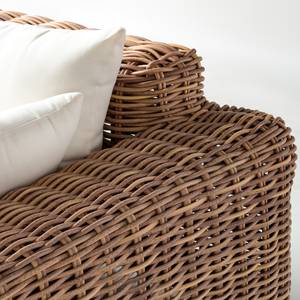 Loungegruppe Calla Millor III (3-teilig) Polyrattan / Webstoff - Beige / Creme