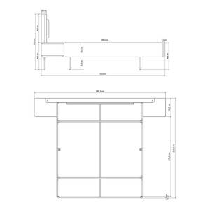 Schlafzimmerset Tromoy (2-teilig) Braun