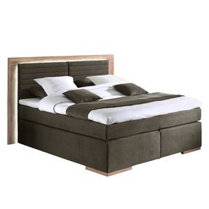 Boxspringbett Marcel II Congo Grau - 200 x 200cm - H3