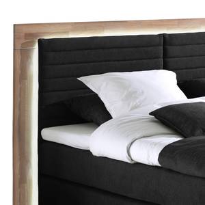 Lit boxspring Marcel II Noir - 160 x 200cm - D3 medium