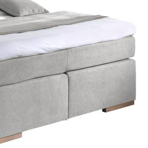 Boxspring Marcel I Heldergrijs - 160 x 200cm - Tweepersoonsmatras H2/H3