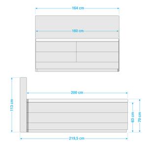 Boxspringbett Moneta Antikgrün - 160 x 200cm - Doppelmatratze H2/H3