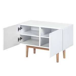 Garderobenset LINDHOLM 5-teilig Kombi B Weiß - Holz teilmassiv - 162 x 180 x 35 cm