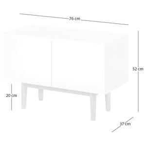 Set di 5 mobili da ingresso LINDHOLM B Bianco - Legno parzialmente massello - 162 x 180 x 35 cm