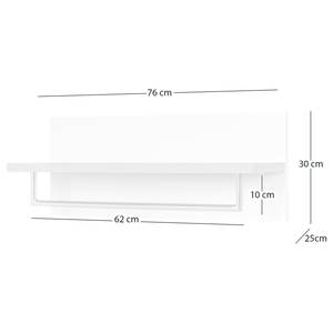 Set di 3 mobili da ingresso LINDHOLM B Bianco - Legno/Effetto - 75 x 210 x 25 cm