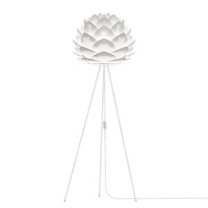 Lampadaire Silvia Aluminium / Matière plastique - 1 ampoule - Blanc