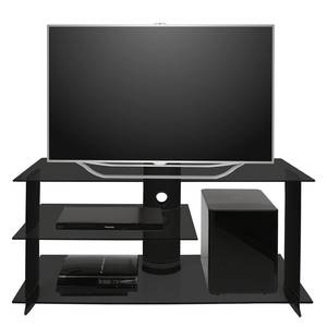 TV-Rack Subuso Schwarz - Höhe: 55 cm