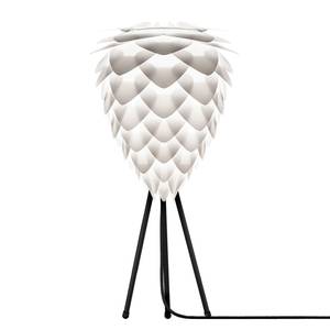 Lampe Conia Mini I Noir - Blanc - Métal - Matière plastique - Hauteur : 72 cm