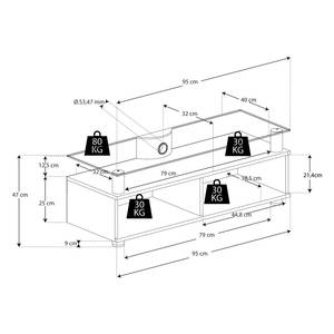 Meuble TV Clunis Noir